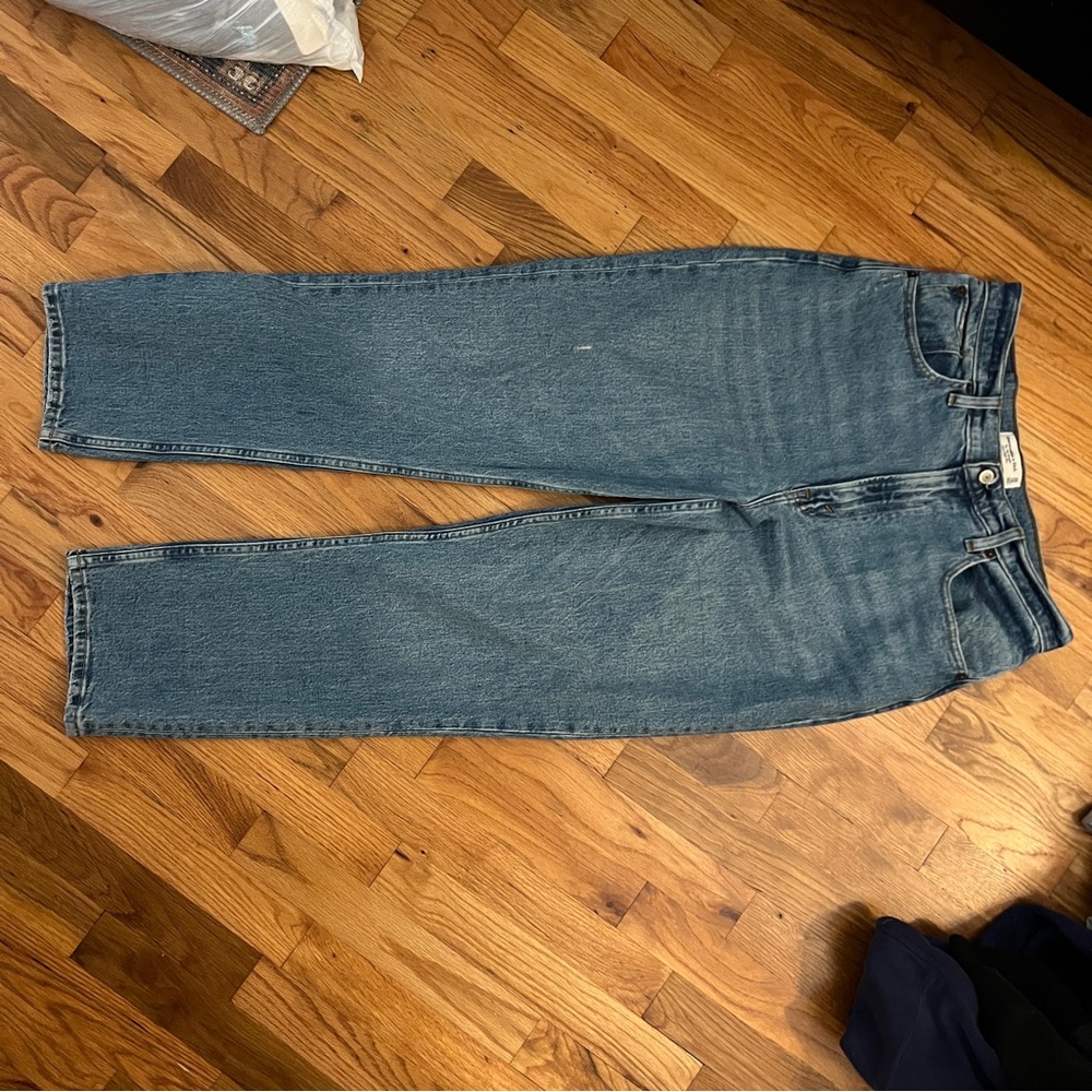 Abercrombie 90s straight ultra high rise jeans